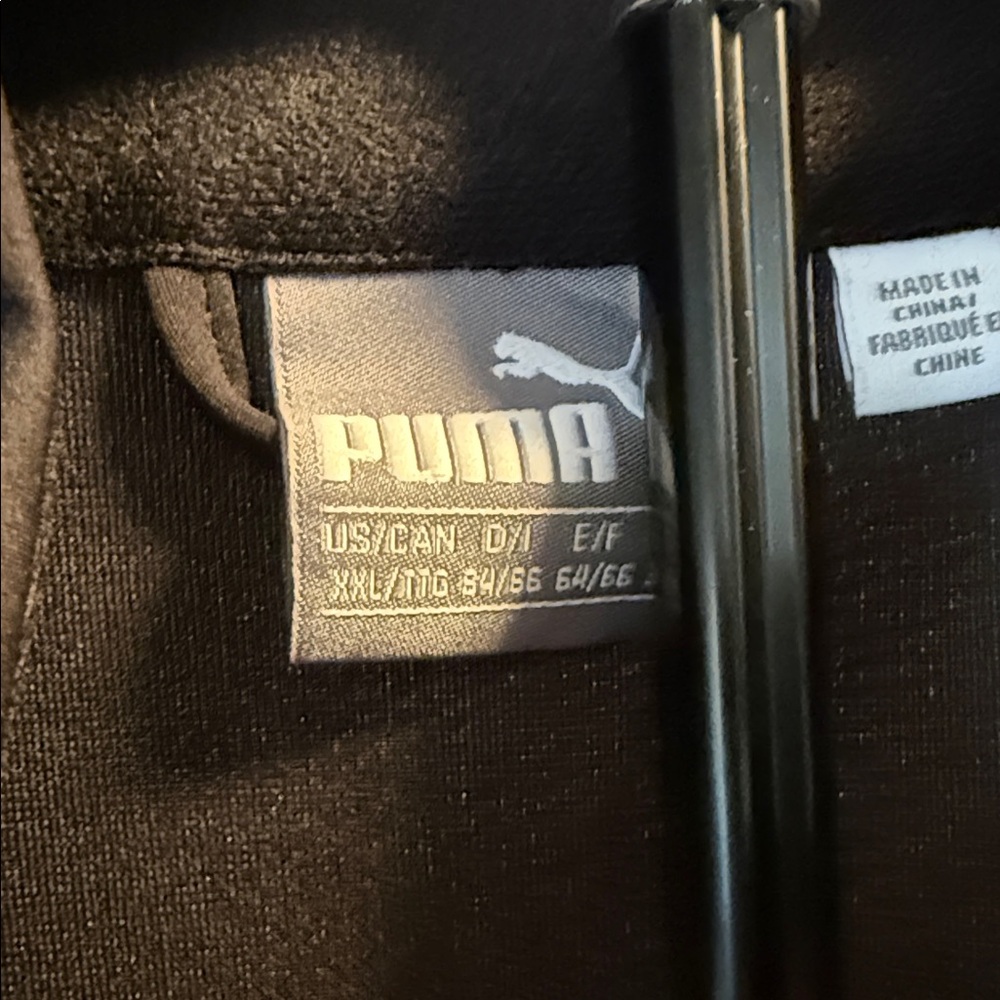 Puma Men's Black and White Windbreaker Jacket - Picture 3 of 5
